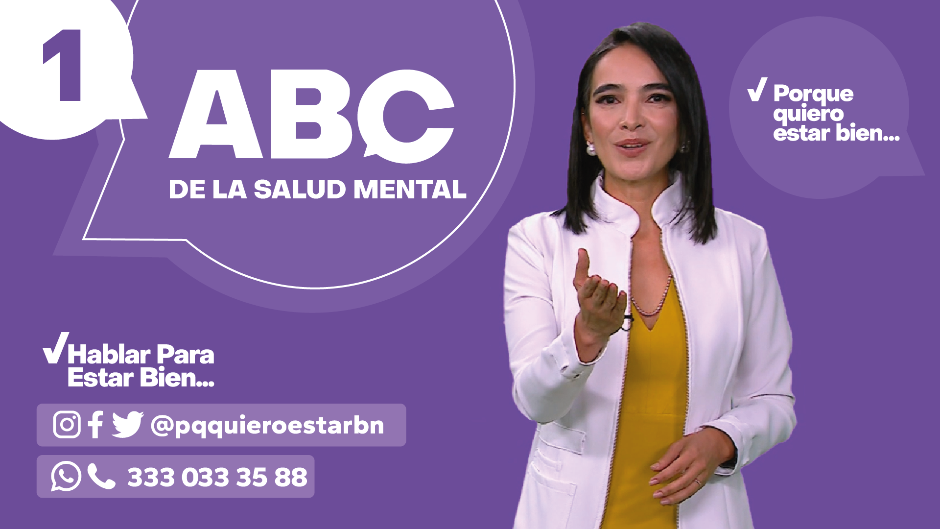 La serie digital #HablarParaEstarBien llega con un “ABC de la salud mental” 