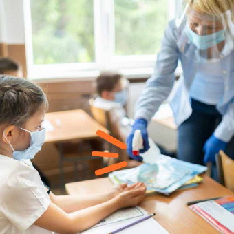 Consejos para que tus hijos eviten el contagio al regresar al aula
